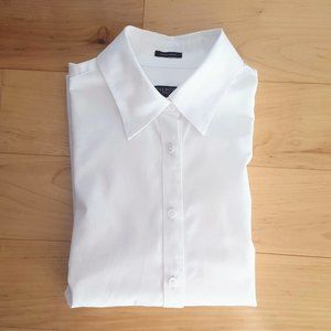 MODERN CLASSIC SOLID WHITE BUTTON DOWN